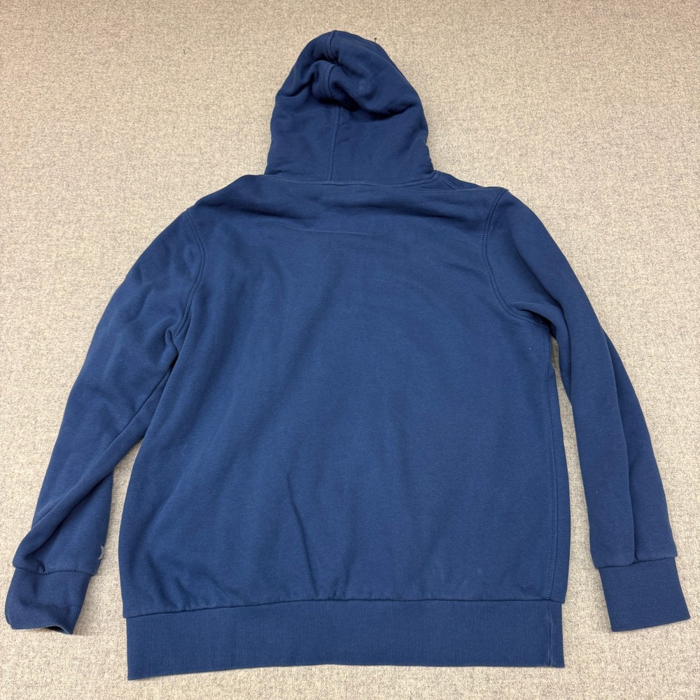 Hurley | Graphic Pullover Hoodie | XL | Navy Blue | Logo Drawstring Sweatshirt - Picture 6 of 7